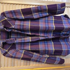 Plaid Button-Up Shirt